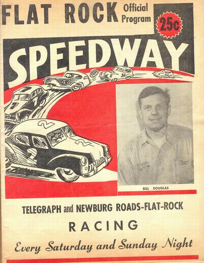 Flat Rock Speedway - Older Program From Randy (newer photo)